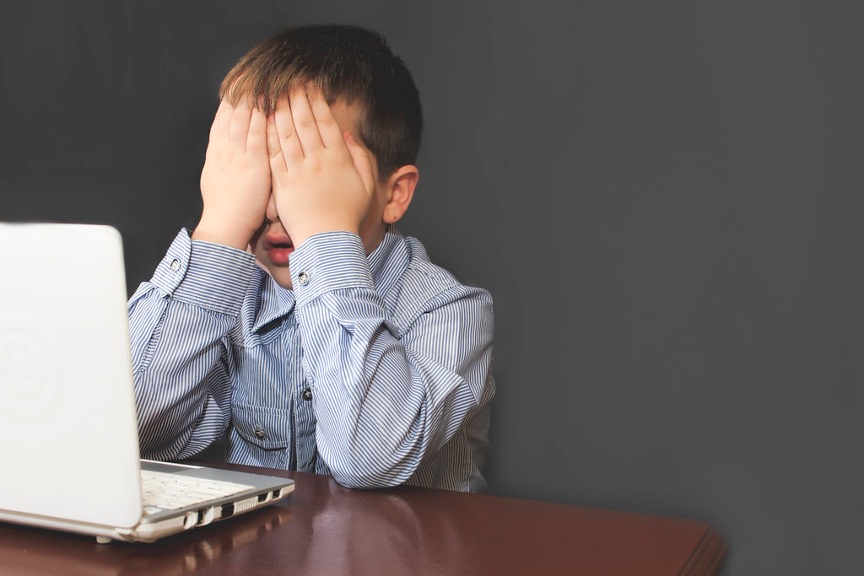 Young suffering from anxiety
